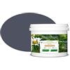 BOX DECO COULEURS Pittura naturale ecologica per interni esterni effetto velluto Natura - 1L / 13 m² [Classe energetica A+], grigio antracite