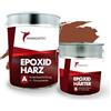 MANADATEC MANADETEC Resina epossidica 2k rivestimento pavimenti 5kg I Rosso mattone I Senza solventi, ecologico, inodore I Rivestimento per pavimenti di garage e cantine I Alta resistenza antiurto