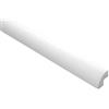 Marbet Design Listelli decorativi E-1, leggeri e stabili, polistirolo estruso, profili in stucco, transizione a soffitto e a parete, bianco moderno, decorativi, XPS, 22 x 22 mm, 30 metri