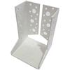 MINUTEX Staffa Scarpa Ancoraggio Travi in Legno, Supporto per Travi verniciato bianco 100 x 140 aletta interna - 1 pezzo