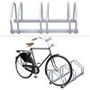 Vigevee Rastrelliera per Biciclette, Stand Portabici per 3 Biciclette, Rastrelliera Portabici per Pneumatici 35-55 mm, Installazione a pavimento e parete, per Garage e Giardino