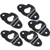r2digital® 5 x GANCI STAFFE per CASSE ACUSTICHE SUPPORTO ALTOPARLANTE SURROUND GANCIO MOBILI PARETE QUADRI BAGNO MENSOLA PIASTRA APPENDIABITI IN METALLO