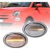 NSLUMO luci di posizione LED per F/iat 500 500C 500L F/iat A/barth 500 595 | 695 500C sequenziale led indicatore per dinamico indicatore laterale LED lente trasparente