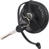 NexRen Tappo per serbatoio carburante auto, tappo carburante con serratura, tappo di riempimento olio auto per FIAT DUCATO per BOXER per JUMPER OEM 71802900, 2 chiavi incluse