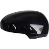 GNITRIMS Calotte specchietti Per Toyota Per IQ 2009 2010 2011 2012 2013 Custodia Per Copertura Specchietto Retrovisore Auto(Black-Right)