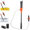 Strixorn Pompa di trasferimento carburante elettrica da 2,6 GPM, pompa di trasferimento liquidi, pompa a sifone a batteria, pompa di aspirazione automatica portatile, benzina e gas