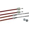 trailer parts4u P4U 2 X Original AL-KO corda freno Longlife campana con 2 X dadi a sfera M8 lunghezza manicotto 890 mm lunghezza totale 1100 mm freno Alko 299.710 299710