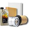 Saber Kit tagliando auto, kit quattro filtri e 5 litri olio motore GM 5W30 (KF0011/fo)