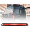 NSLUMO Terzo Stop per Mercedes Be.nz Sprinter W906 W907 W910 2006-2023 per V.W Crafter LED terzo stop posteriore Transit Luce di stop posteriore di alto livello 2 pezzi Lente fumé