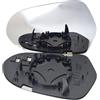 Generic Specchietto retrovisore per portiera dell'auto, adatto per Audi A6 / S6 C7 2012-2018, grandangolo riscaldato a clip
