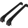 accessorypart Compatibile con Jeep Compass (MP552) 2017-2025 Modello ACE-2 Barre Tetto Portapacchi Auto Barre Portatutto Nero Alluminio 2 Barre