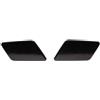 JINFOLI Copri-lavafari anteriore for auto non verniciato, tappo for ugello di spruzzo for fari, for BMW, X1 E84 2009-2012 51112993585 51112993586 Tappo copri lavafari(SET Black)