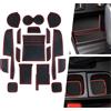 BIBIBO Tappetini in Gomma per Auto, Accessori per Fodere Compatibili con Suzuki Vitara 2016-2024, Inserti per tazze e console centrale della porta Tappetino Antiscivolo, 17pc