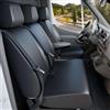 WALSER Coprisedili auto Transporter in similpelle compatibile con VW T4, 1 sedile anteriore singolo (con bracciolo)