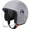 kivrimlarv Casco Motociclista Grande,Casco Aperto per Adulti | Equipaggio Protettivo con Visiera per Avventura Pendolarismo Scooter Sportivo