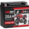 LANGZEIT Batterien LANGZEIT YTX20-BS batteria moto 12V 20Ah 355A/EN GEL scooter 51822 CTX20-BS GTX20-BS