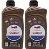 Generico TOTAL 218996 CLASSIC 7 OLIO MOTORE A BASE SINTETICA 10W40 PER MOTORI DIESEL E BENZINA SENZA DPF. ADATTO ANCHE PER MOTORI GPL/METANO. CONFEZIONE 2 LITRI