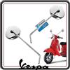 Piaggio KIT 2 SPECCHIO SPECCHI SPECCHIETTO SPECCHIETTI RETROVISORE CROMATO PER PIAGGIO VESPA PX SOLO CON FRENO A DISCO ORIGINALE PIAGGIO