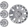 W-Parts SERIE 4 BORCHIE - 4 COPRICERCHI COPPE RUOTA 15 PER FIAT FIORINO DAL 2008->