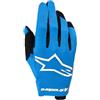 Alpinestars Radar Guanti da motocross, blu/bianco, XL