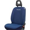 Italfodere - Accessori Auto - Coprisedili Auto Su Misura per Fiat Panda 2003-2011 II Serie - Anteriori e Posteriori - In Cotone - Facile da Installare - Fatti a Mano - Made in Italy - Azzurro 10