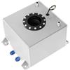InSyoForeverEC Serbatoio carburante da corsa in alluminio 20 litri per motori e sport con sensore livello olio, alluminio, serbatoio carburante da corsa, serbatoio benzina, rally Auto da corsa