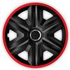 NRM Set di 4 copricerchi Fast Lux arancione 14 pollici