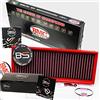 B&S Kit Filtro Aria Sportivo Aspirazione Rigenerabile Lavabile FB545/20 con Profumatore Interni