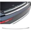 OMAC Protezione Soglia Baule Protezione Paraurti compatibile con Audi Q5 FY mk2 2017-2023 Acciaio Inox Gebürstet