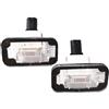 HLQXHM Per SAIC Per MG RX3 i5 EI5 MG6 HS GS Luce Targa Posteriore Bagagliaio Bagagliaio Copertura Luce Originale Targa Auto Posteriore Lampada LED (Colore: 2PC)