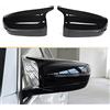 Qitian Copertura per specchietto retrovisore in ABS, ricambio per BMW Serie 3 G20 G21 Serie 4 G22 G23 G26 Serie 5 G30 G31 Serie 7 G11 G12 Serie 8 G14 G15 G16, nero lucido, set da 2 pezzi