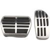XIAOYANS Auto Pad Pedaliera Per Nissan per Xtrail per Rogue T32 per Qashqai Sport J11 per Kicks Copri pedale freno gas Pedali auto Copripedali Auto(2Pcs AT)