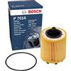 Bosch Filtro Olio per Auto P7016 - Protegge l'olio motore da fuliggine e da particelle metalliche - Offre una lubrificazione efficace del motore