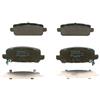 BOSCH Kit pastiglie freni Posteriore con segnalatore acustico usura | Low-Metallic 0 986 494 838 Compatibilità con HONDA HR-V RU HR-V III RV Accord IX Sedan CR Odyssey RL5 ODYSSEY