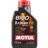 Motul, Motul-104775 X Clean Fe 5W30, Olio Motore Completamente Sintetico, 1 litro