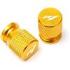 THGKL Accessori per motociclette 2 Pezzi Per Yamaha YZFR1 YZF R1/R1M/R1S 2014 2015 2016 2017 2018 2019 2020 2021 Moto Ruota Valvola Della Gomma Tappi Dello Stelo CNC Copertura Ermetica(Gold)