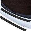 WAPEXI Auto Protezione Paraurti Posteriore per Nissan Townstar I 2022-2024, Striscia per Bagagliaio in Fibra Carbonio AntiGraffio Adesivi Decorativi Accessori, Black, 100cm×9cm