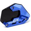 Modeer per BMW R1250GS Adventure 2018-2023 (sospensioni basse) Moto Supporto CNC Prolunga Piastra Cavalletto Cavalletto Laterale Pad r 1250 gs adv r1250gsa Accessori (blu)