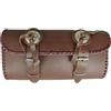 WinNet Barilotto borsa borsetta tools bag in pelle compatibile con Moto Morini Calibro 650 700 porta attrezzi (10, MARRONE)