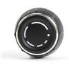 KORKUS Rifiniture interne auto Compatibile Con Porsche Per Cayenne Per Panamera Per Macan 2011-2016 2017 Coperchio Manopola Volume Audio Console Centrale Dell'auto Pulsante Interruttore Controllo CD(Left)