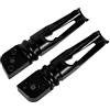 Sinkees Poggiapiedi per moto Pedane passeggero Accessori per moto in alluminio CNC, per Kawasaki Z900 2017-2018 per Z1000 2003-2018,Per Z800 2013-2016 per ZX6R 2005-2018 (Nero)