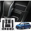 Ruiya Compatibile con Suzuki Swift | Sport | Hybrid 2017-2022 2023 Tappetini Antiscivolo, Swift 2023 PVC Tappetini in Gomma Tappetino Bracciolo Antiscivolo Interno Tappetini Swift Accessori
