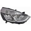 AUTOFORNITURE ITALIA FARO PROIETTORE ANTERIORE DESTRO PARABOLA NERA BORDO CROMATO CLIO DAL 2012 AL 2016