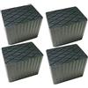 Drive Design Kit 4 Pezzi TAMPONI H 120 mm. per Ponte Sollevatore - Tamponi in Gomma rettangolari 160x120x120 per Ponti sollevatori corghi ravaglioli omcn