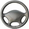 Generico Coprivolante da Cucire Per Benz Per Vito 2010-2015 Per Viano W639 2006-2011 Coprivolante nero Copri maniglia auto