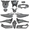 Generico KIT SET CARENE 13 PEZZI CARENA COMPATIBILE PER SH125 150 2020 AL 2024 GRIGIO NARDO TIPO ORIGINALE 367340 O 77366868