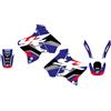 Blackbird kit adesivi spoilers grafiche per Yamaha Yz 125 1993-1995 / Yamaha Yz 250 1993-1995 /