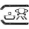 Junberoy Kit di modanatura interna in fibra di carbonio ABS compatibile con Defender 2020-2025