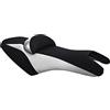 Moto Discovery Coprisella compatibile con Yamaha T-Max 500 2008-2011/530 2012-2016 nero/bianco (E)