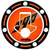 AZgraphishop PROTEZIONE TAPPO BENZINA DUKE 390 2014 - 2016 GP-453 (Orange)
